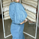 Denim Dan Wide Leg Pants