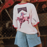 NEW Champagne Cowgirl Tee - Pink