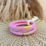 Three Kings Budha Girl Bangles - Pink
