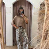 Tame Me Tiger Pants - White