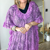 Lotus Lilac Lace Tunic Dress