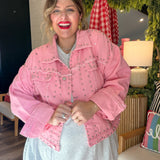 Bad To The Bone Pink Santa Jacket