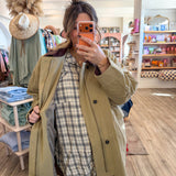 The Traveler Khaki Collared Jacket