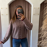 Piper Cardigan - Burgundy
