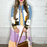 Plain Skies Horse Cardigan