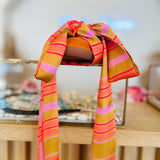 Pink Plaid Twilly