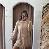 Ralphy Cable Knit Sweater Dress