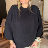 Your Favorite Little Sweater Top - Black