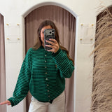 Piper Cardigan - Christmas Green
