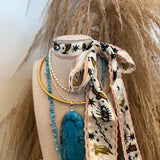 Dreamy Sketches Twilly Scarf