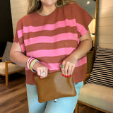 Berry Me Striped Sweater Top