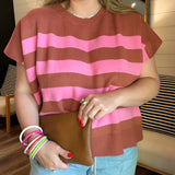Berry Me Striped Sweater Top