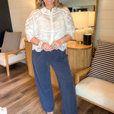 Ivory Lace Atelier Blouse Top