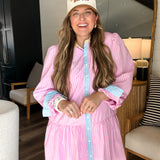 Legally Blonde Pinstripe Mini Dress