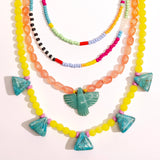 Turquoise Triangles Necklace