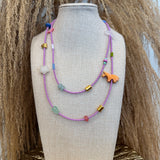The Sara Necklace - Purple