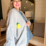 Lemon Limon Cardigan - Grey