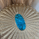 Large Stone Pendant - Turquoise