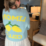 Lemon Limon Cardigan - Blue