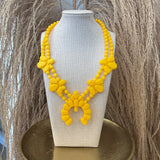 Golden Hour Squash Blossom Necklace - Short