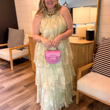 Secret Garden Ruffle Maxi Dress