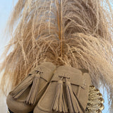 The Traveler’s Tassle Mule Shoe