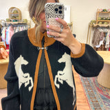 Bit By Bit Horse Cardigan