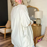 {MUMU} Airport Tee - Polo Club Graphic