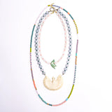Thin Mixed Media Necklace