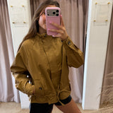 Butterscotch Mock Neck Jacket