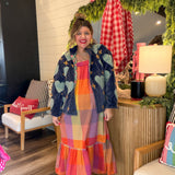 Chapman Embroidered Jackets - Dark Blue + Turquoise