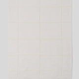 CozyChic Cotton Tonal Plaid Throw Blanket - Cream