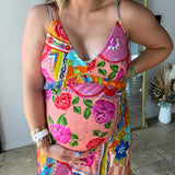 {Spell} Aphrodite Bias Maxi Dress - Rose