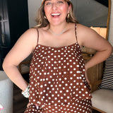 Latte Love Polka Dot Tank