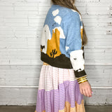 Plain Skies Horse Cardigan