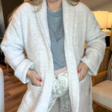 Cozy Chic Adult Robe - Heather Stone