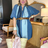 Blue Ridge Belle Denim Mini Dress