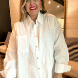 The Weekend Button Up Set - White