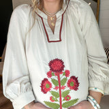 Merry Boho Embroidered Maxi Dress