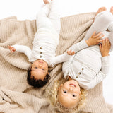Chenille Small Blanket - Oatmeal