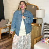 {MUMU} Carter Bomber Jacket - Ozone Indigo