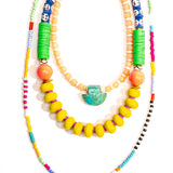 Thin Mixed Media Necklace