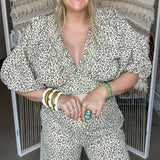 Leopard Luxe Wide Leg Pants