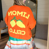 Lemon Limon Cardigan - Orange