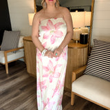 Coastal Views Maxi Dress - Pink Floral