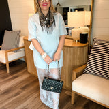 Members Only Lace Dress - Blue