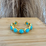 Western Blues Large Stone Cuff