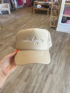 Riche Hippie Cursive Trucker