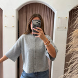 The Shorty Cardigan - Grey