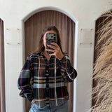 Rodeo Drive Plaid Button Up Top - Classic Style